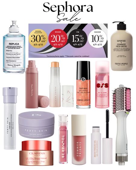 Take advantage of the Sephora Savings Event, use code YAYSAVE.  The Sephora Collection is 30% off 4/5-4/15.  Everything else will be either 20% (Rouge members) 4/5-4/15 and 15% (VIB members), 10% (Insider members) 4/9-4/15! Great time to stock up on your favorites!  These are some of the 2024 Top-Selling Sephora products. 

#sephorabeauty #beautysale

#LTKsalealert #LTKbeauty #LTKxSephora