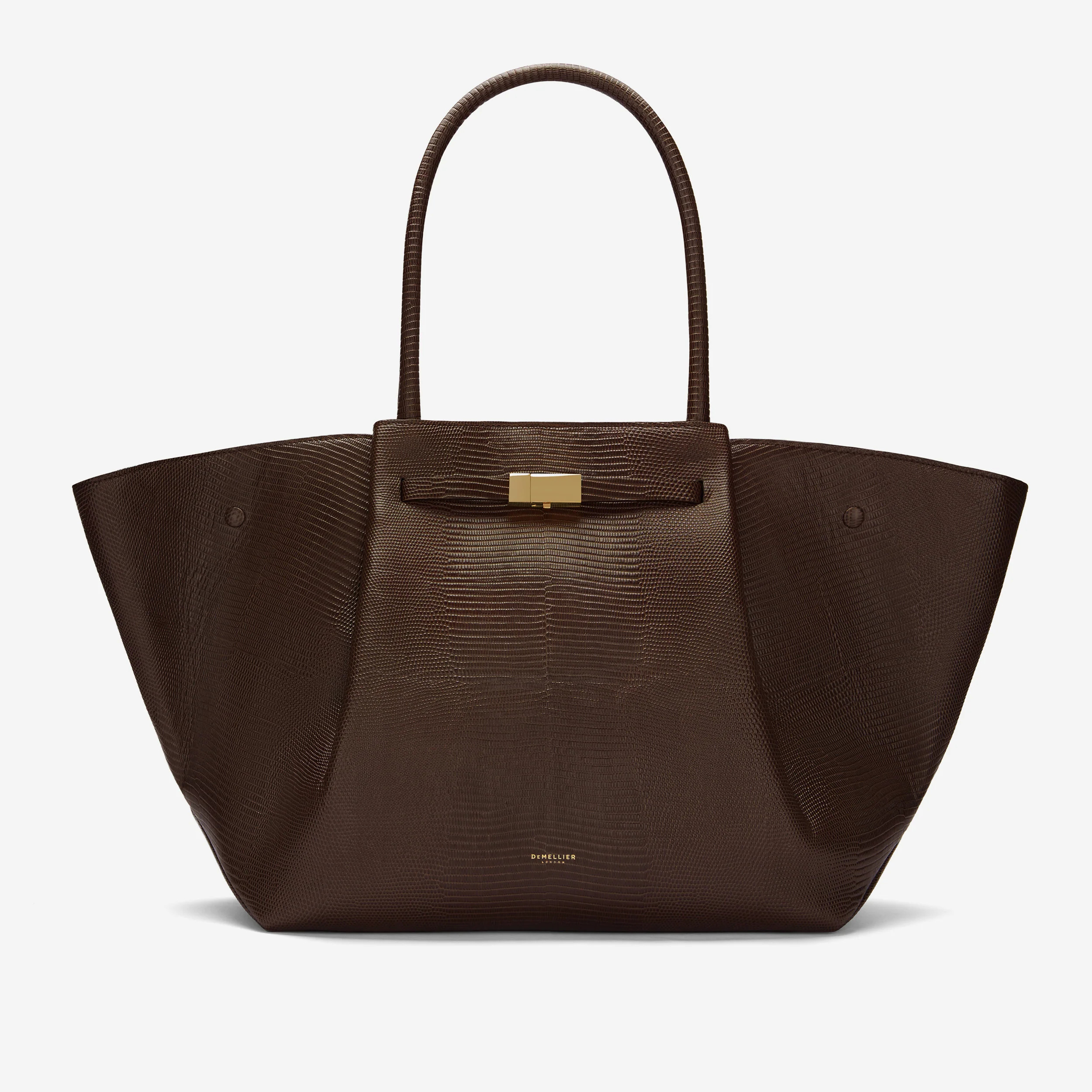 The New York | Espresso Lizard Effect | DeMellier | DeMellier