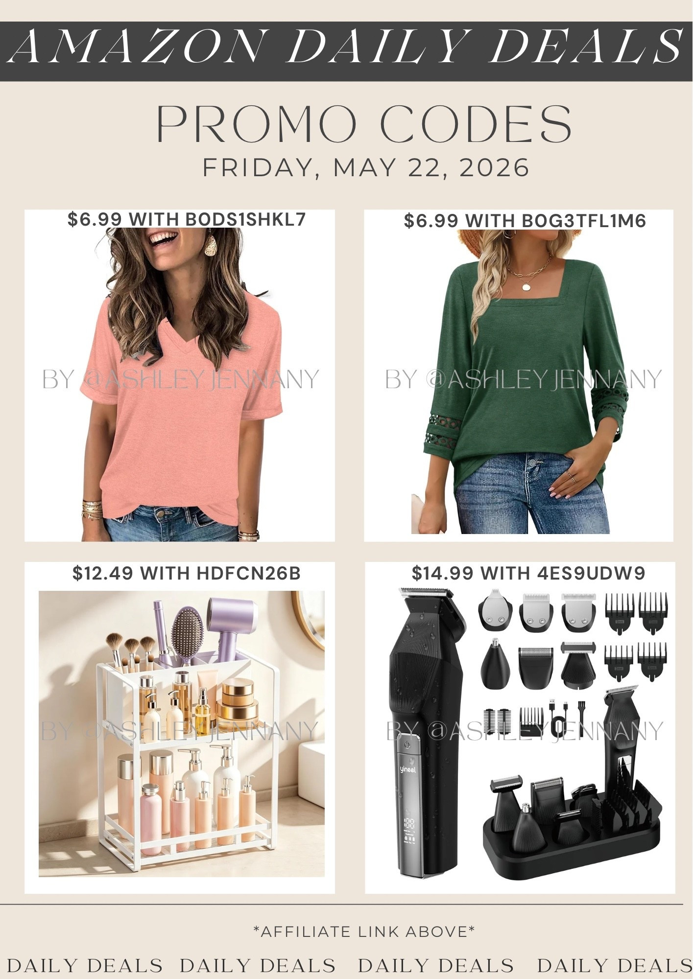 Amazon deals

#LTKSaleAlert #LTKBeauty #LTKMidsize