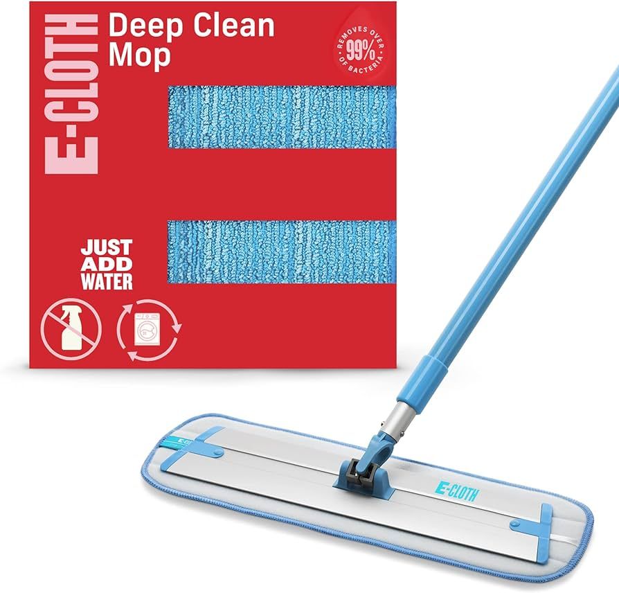 E-Cloth Deep Clean Microfiber Mop - Multi-Surface Cleaning & Dust Mop for Hardwood Floors, Stone,... | Amazon (US)