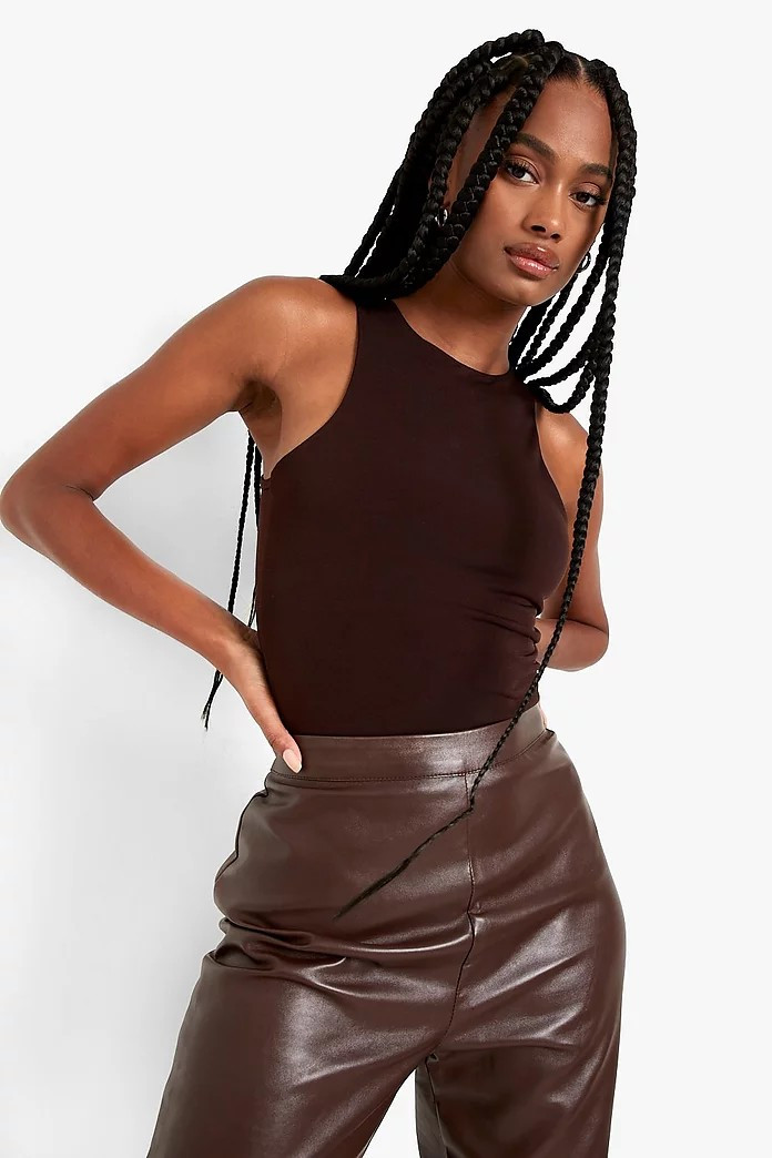 Slinky Racer Bodysuit | Boohoo.com (US & CA)
