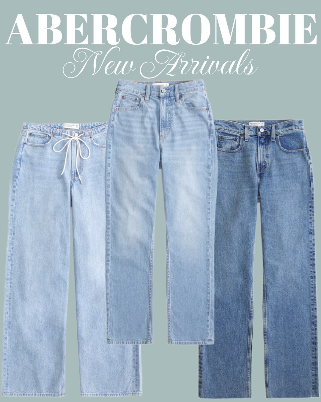 Abercrombie denim sale! Use code: DENIMAF for an additional 15% off! 

Abercrombie jeans, wide leg jeans, straight jeans

#LTKSeasonal #LTKootd #LTKSaleAlert