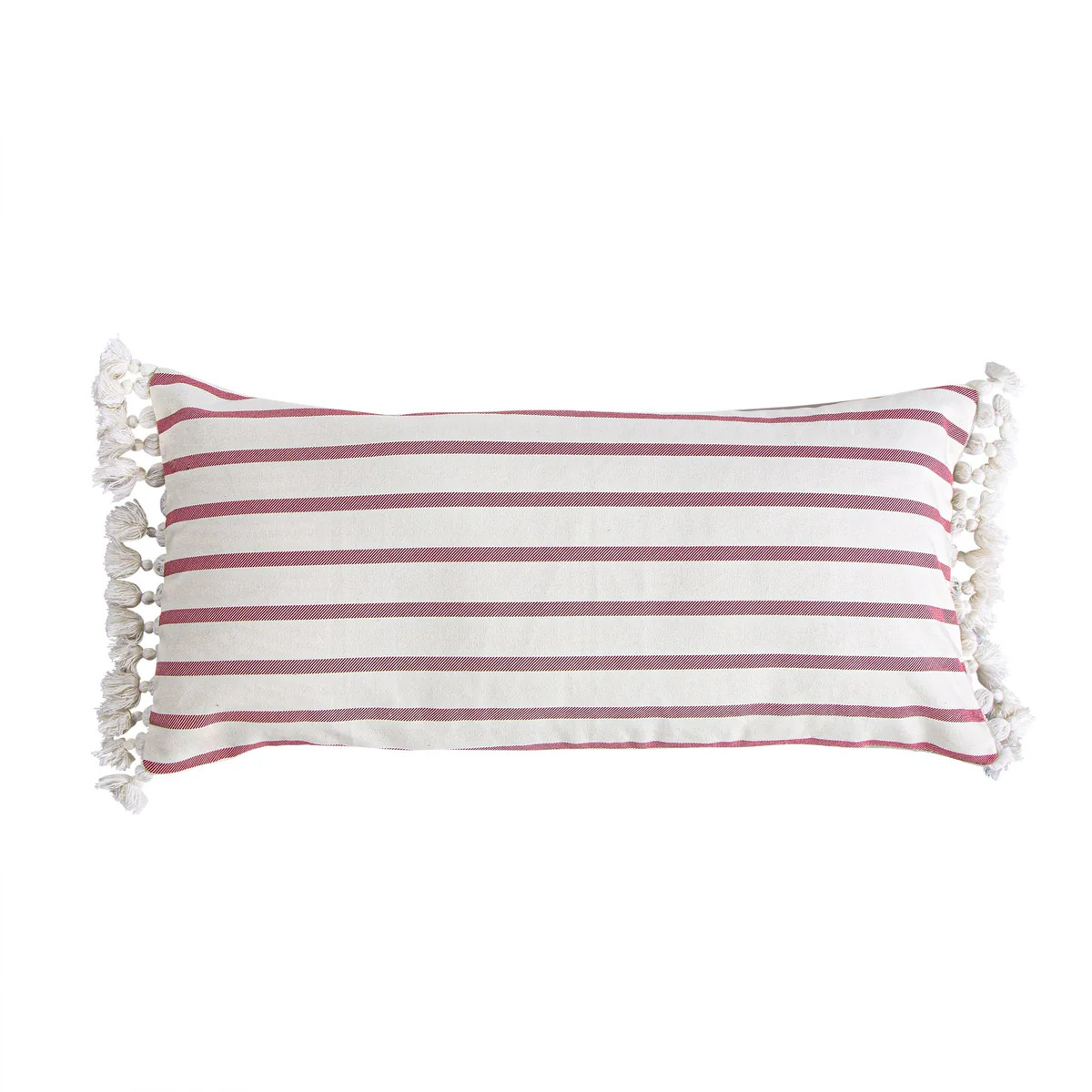 Joy Birds Stripe Tassel Pillow | Levtex Home