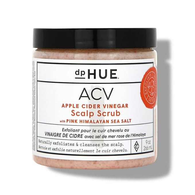 dpHUE Apple Cider Vinegar Scalp Scrub with Pink Himalayan Sea Salt, 9 oz - Natural Exfoliating Sc... | Amazon (US)