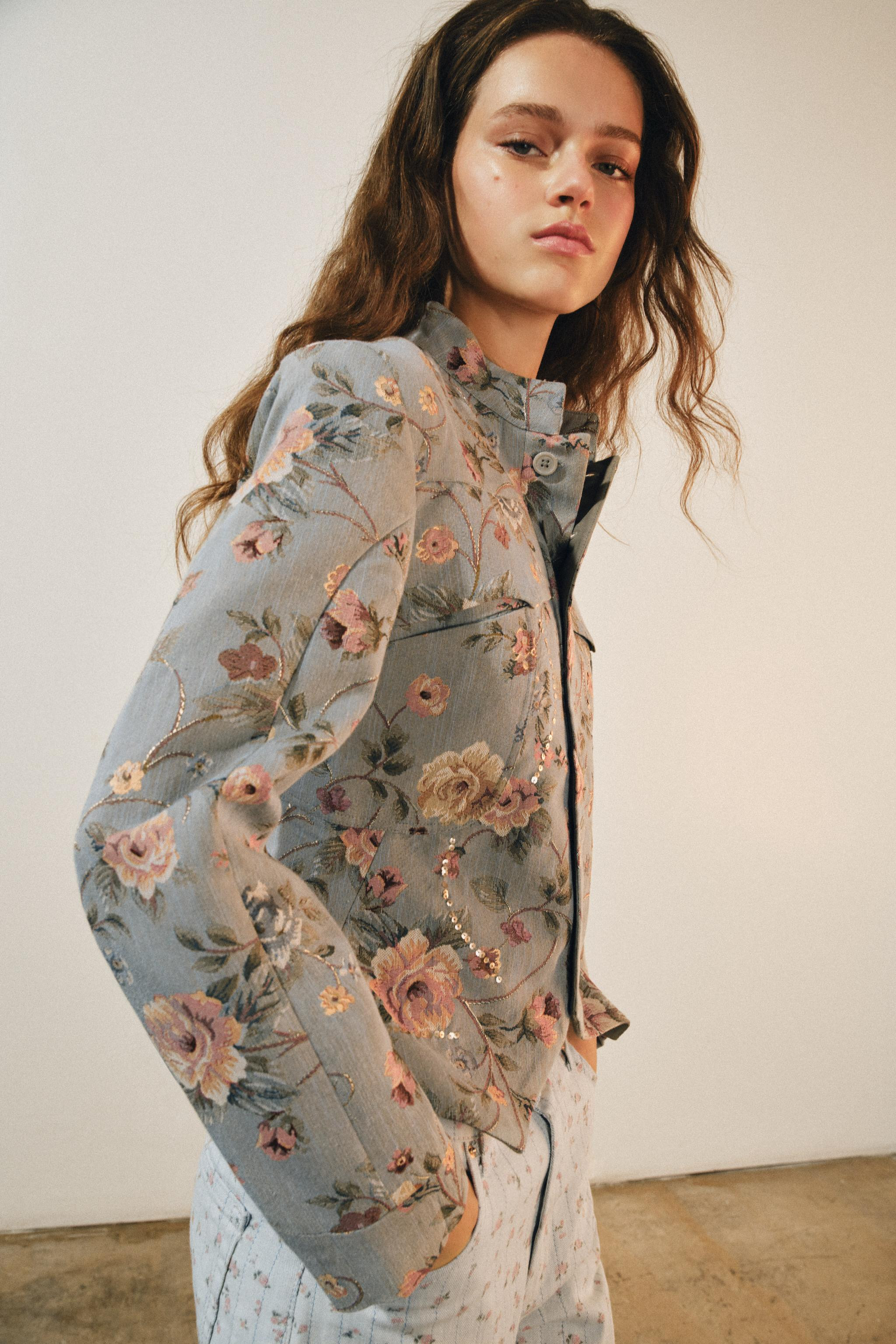 ZW COLLECTION JACQUARD BLAZER | Zara US