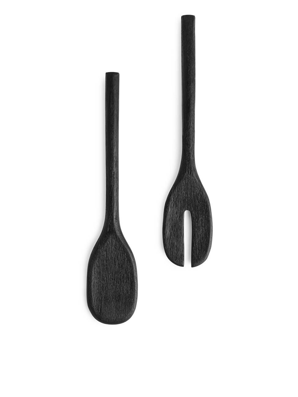 Wooden Serving Tools - Black - ARKET GB | ARKET