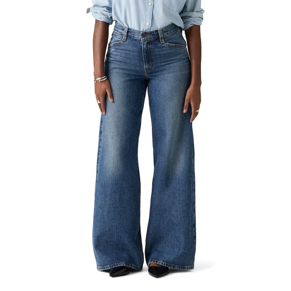Levi's Womens 94 Baggy Wide Leg Jean (Also Available in Plus) | Amazon (US)