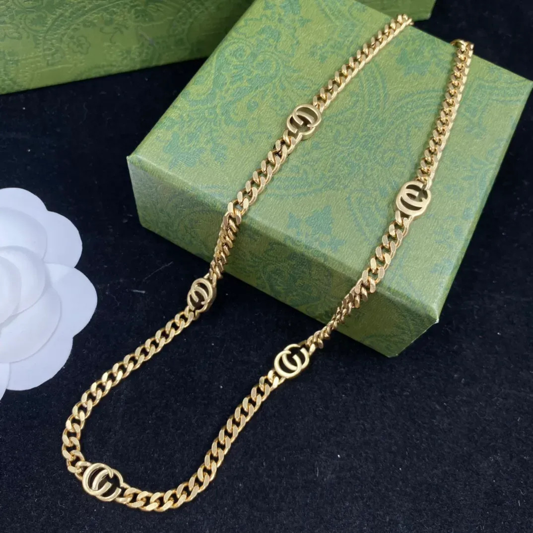 Gold Designer Necklace G Jewelry Fashion Necklace Gift Mens Long Letter Chains Necklaces For Men ... | DHGate