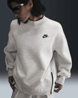 Sustainable MaterialsNike Sportswear Tech FleeceWomen's Oversized Crew-Neck Sweatshirt | Nike (US)