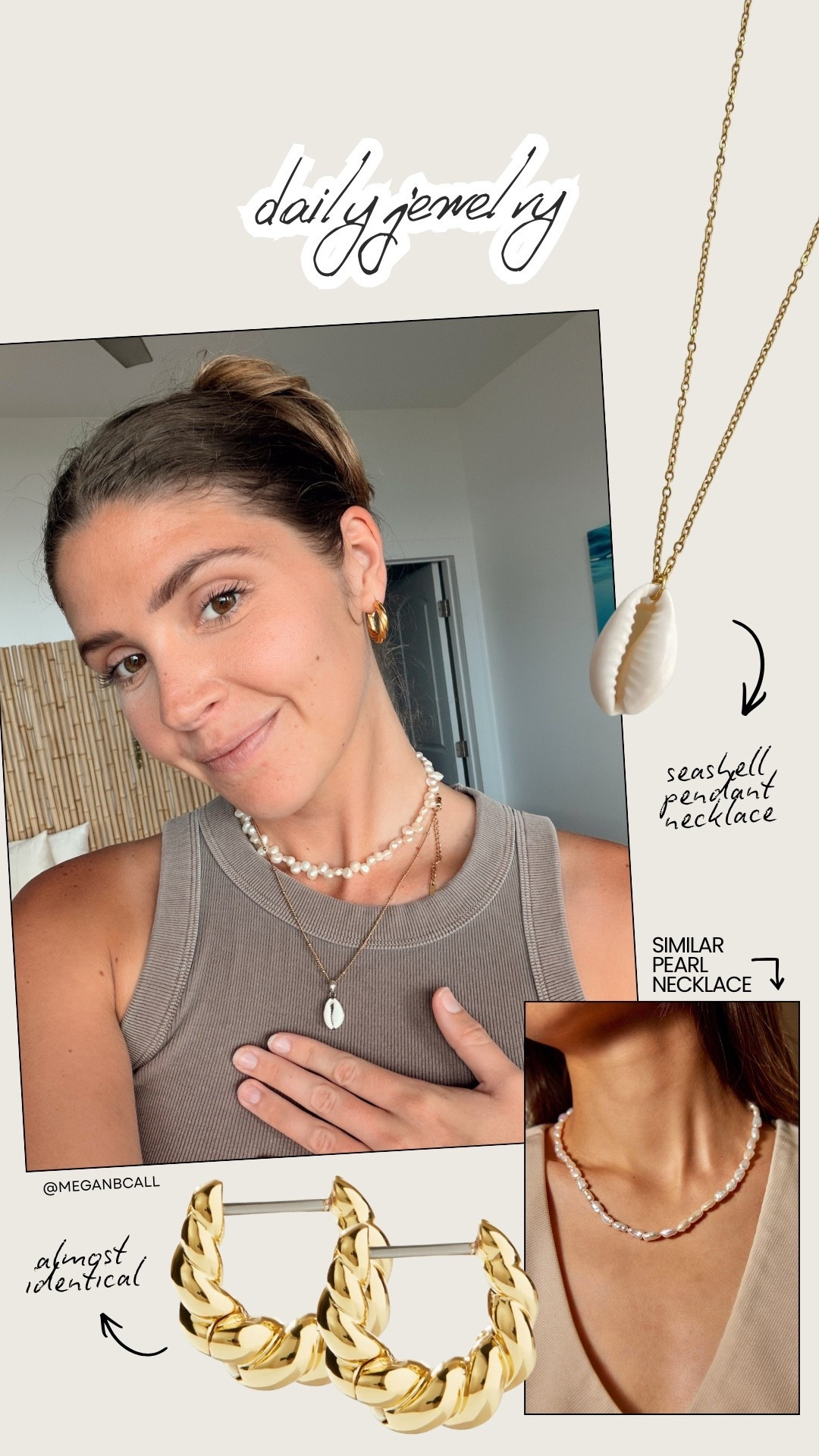 my favorite jewelry I wear everyday is from atolea jewelry and the salty gem but I found super similar options!! 

#LTKootd