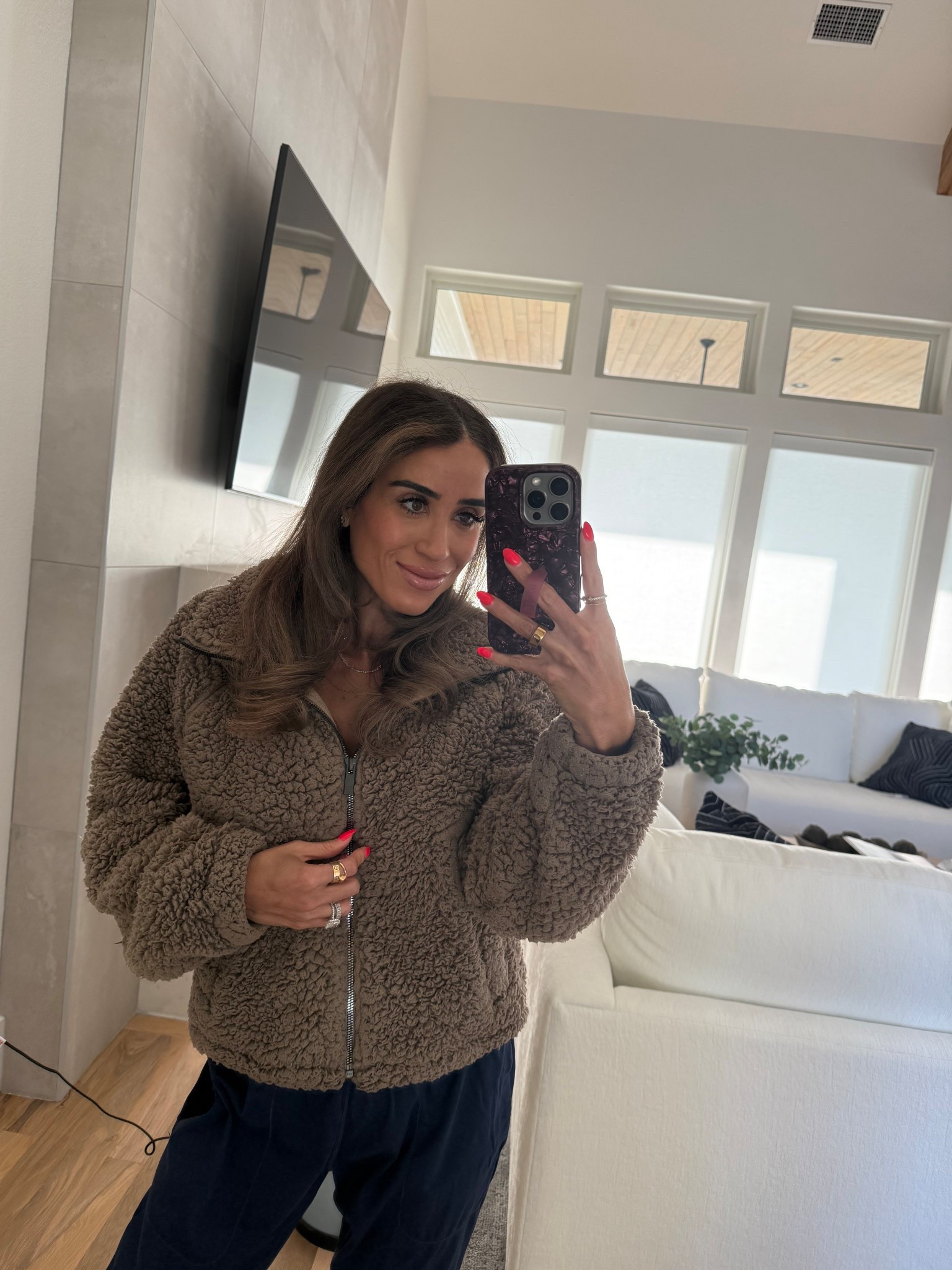 My Sherpa jacket is BYLT brand but linking similar ones  

#LTKPetite