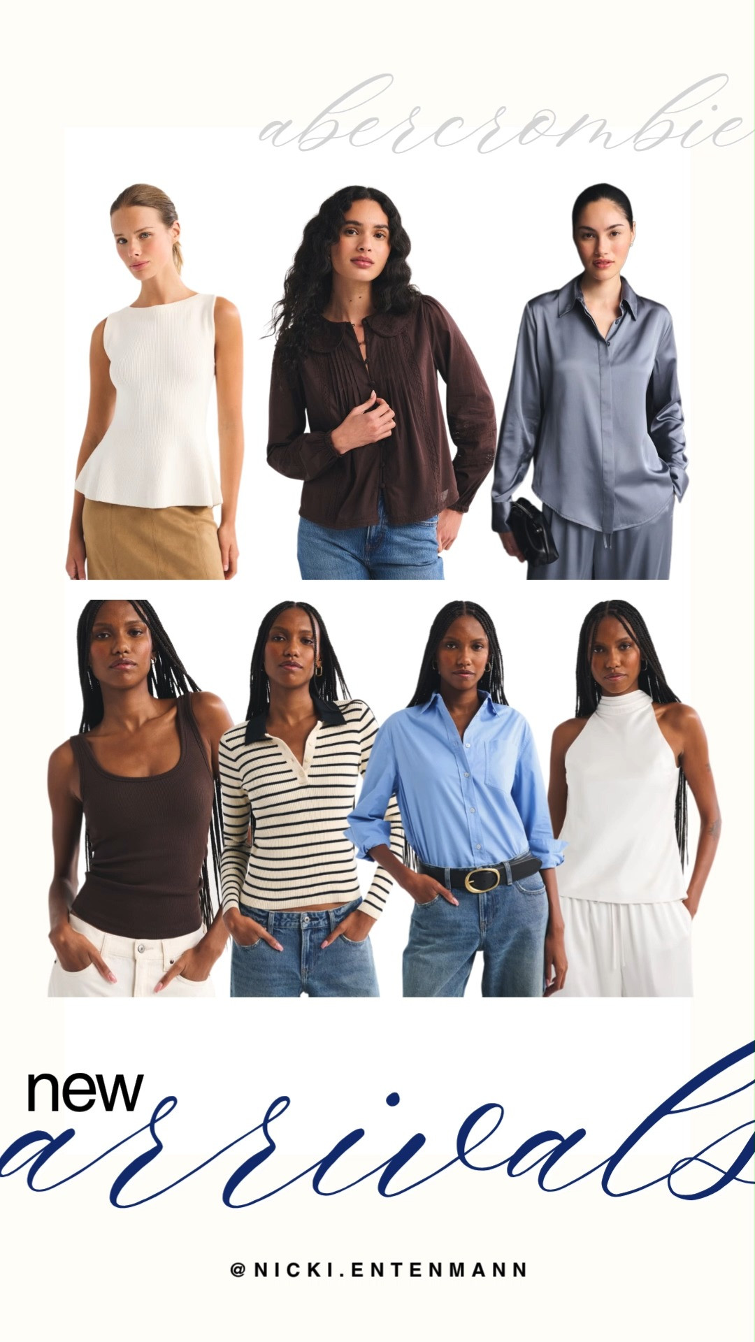 Discover the latest Abercrombie new arrivals featuring elevated tops for fall. This edit highlights chic peplum tanks, peter pan collar blouses, lustrous slate button-downs, striped collared sweaters, and classic ribbed tanks in rich autumn tones. Refresh your wardrobe with these versatile, preppy-casual staples.

#abercrombie #abercrombiestyle #newarrivals #falltops #fallfashion #preppycasual #everydaystyle 

 #LTKdayinmylife #LTKootd #LTKWorkwear