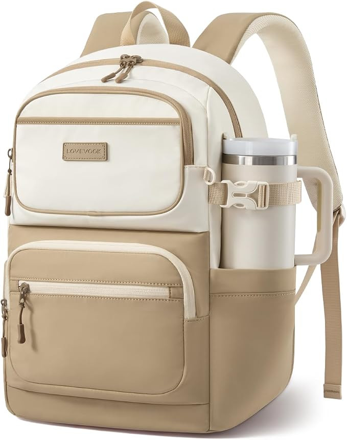 LOVEVOOK School Backpack for Teen Girls & College Students, Large Capacity Laptop Backpack with W... | Amazon (US)