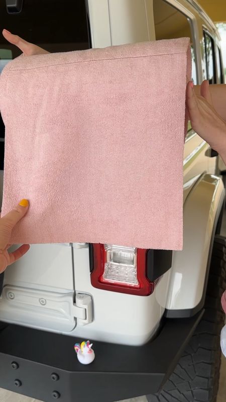 ONE OF MY CAR MUST HAVES!🚗✨🤩

I know I can’t be the only one who has spilt something or made a mess in my car and never have anything to clean it up with😭 This roll of reusable microfiber towels are the BEST! I like to store them in my trunk so I have them handy whenever I need them!🚗 They are also great to clean your dash and interior! You can reuse them after pulling them off the roll or you can throw them away after you use the towel! To reuse them I just throw them in the wash and they come out good as new!🤩 Bonus, they are pink💗✨ #car #carfavorites #jeeplife #jeep #jeepwrangler #carfinds #carmusthaves  

#LTKFind #LTKhome #LTKtravel