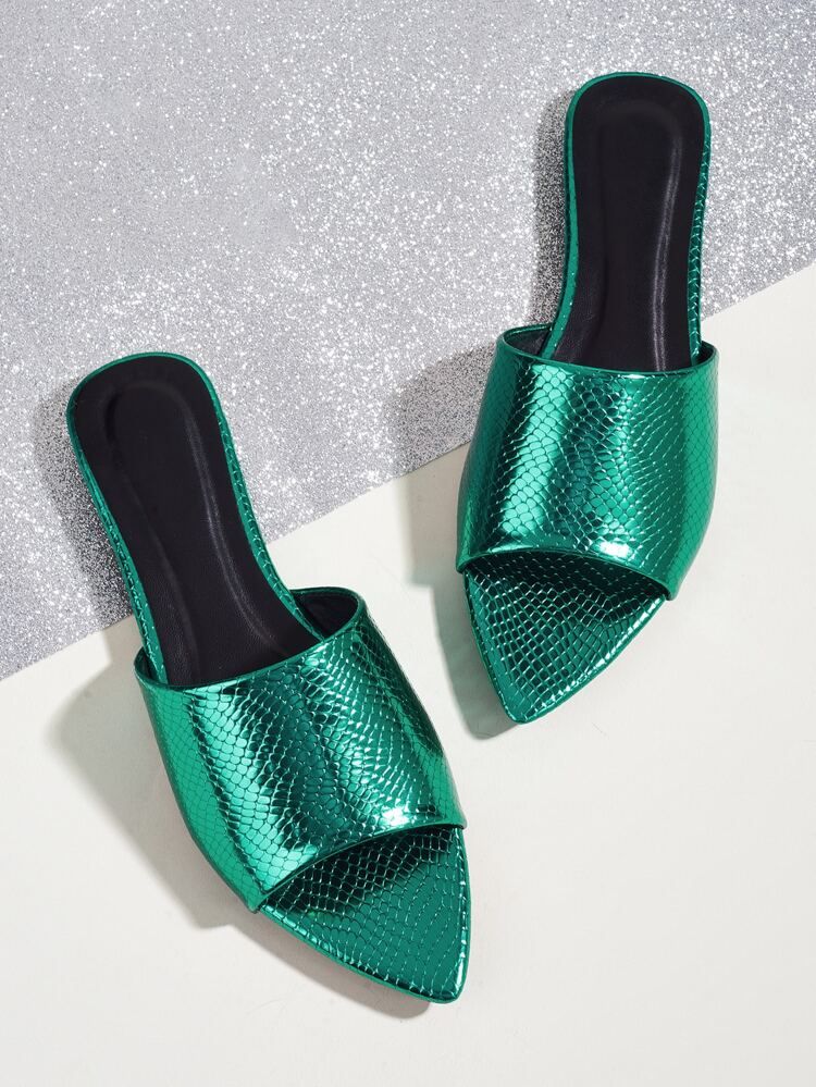 Textured Slide Sandals | SHEIN