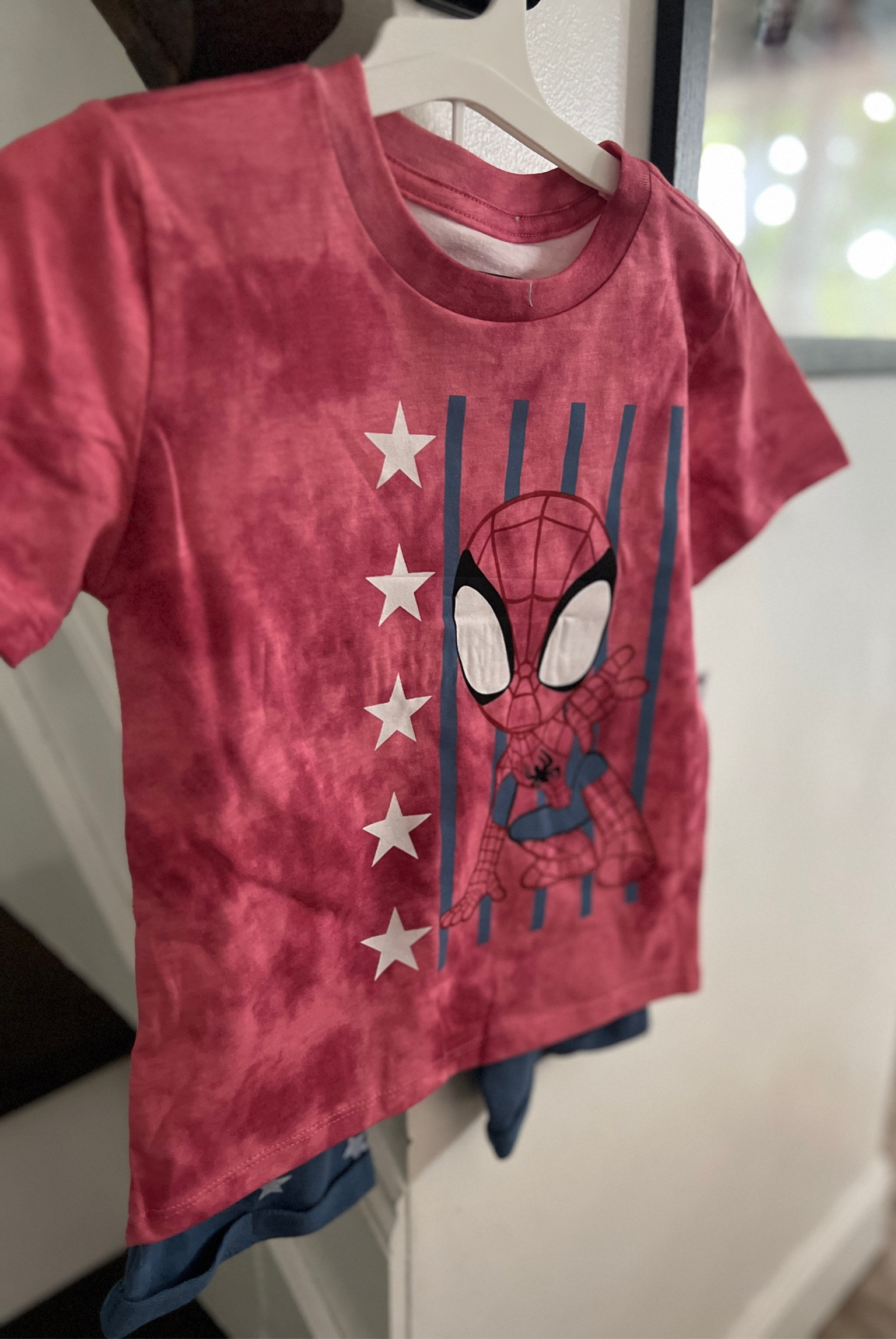 We are gender neutral when it comes to clothes over here! Doesn’t matter if it says for boys or girls, Logan loves it she can wear it! 
Logan loves marvel and DC. One of her favorite characters is Spider-Man! 
So we had to get this cute outfit from target! Giving Fourth of July energy! 

#LTKunder50 #LTKfamily #LTKkids
