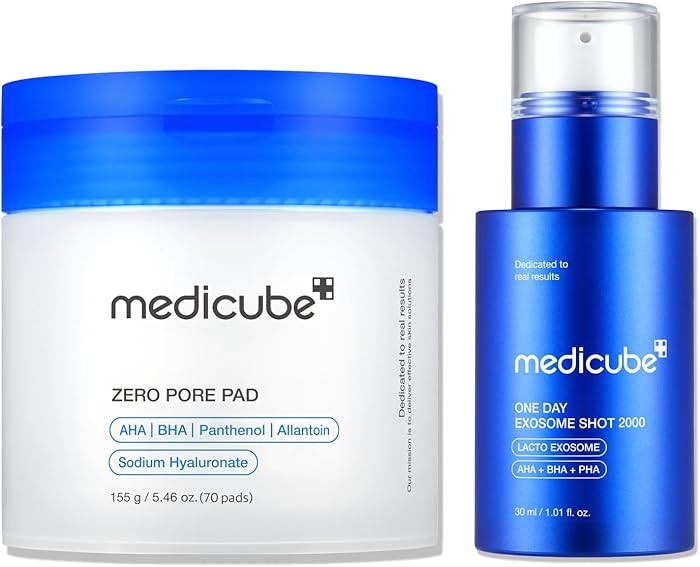 medicube Daily Toner Pads with Exosome 2000 for Pore Care: medicube Zero Pore Pads 2.0 and Zero E... | Amazon (US)