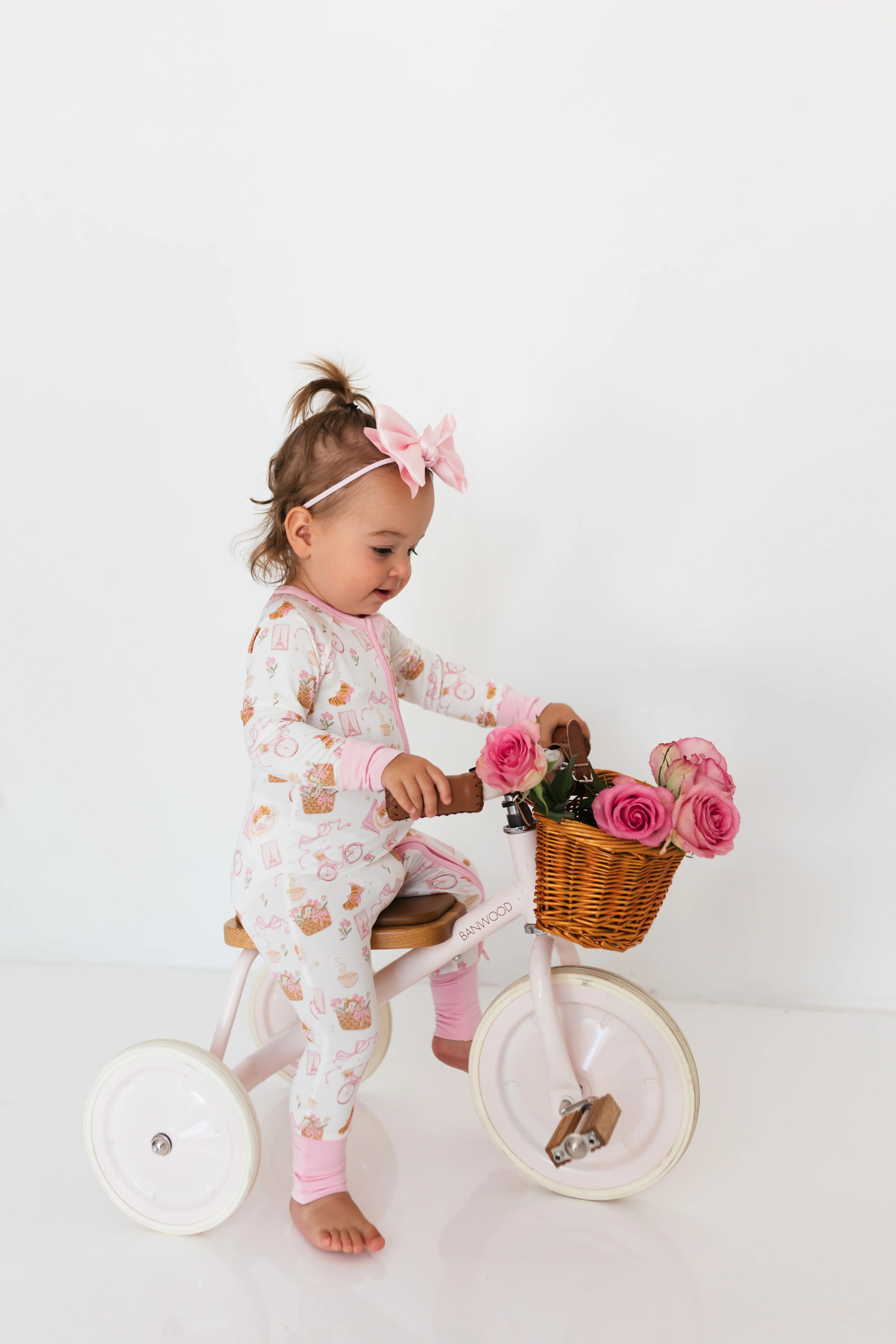 Coffee and Croissants Zipper Romper | In My Jammers