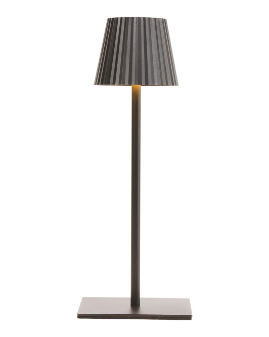 48in Adjustable Fluted Shade Rechargeable Led Floor Lamp | TJ Maxx