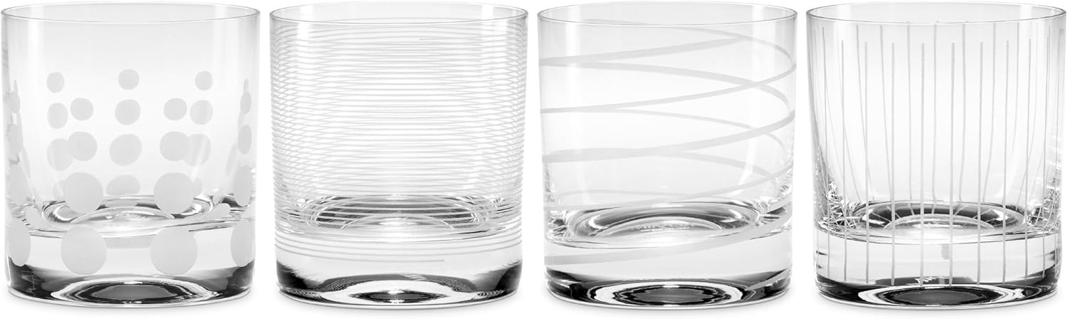 Mikasa, Double Old Fashioned Glass, Clear Clear, Set of 4 | Amazon (US)
