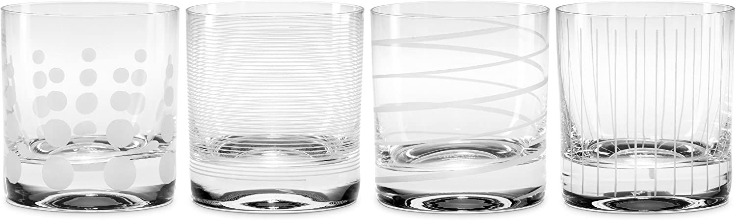 Mikasa, Double Old Fashioned Glass, Clear Clear, Set of 4 | Amazon (US)