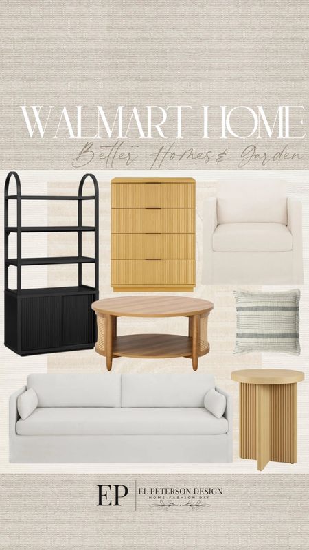 @walmart #WalmartPartner #walmarthome
Tall accent cabinet
Dresser
Accent chair
Sofa
Coffee table 
Accent table
Throw pillow 
Area rug 

#LTKhome