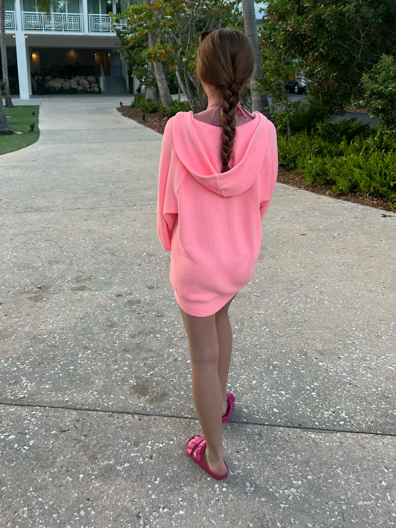 This Aerie zip up hoodie we got Olive for the trip to wear as a cozy coverup (and she LOVES) is 60% off! It's super cozy and has a soft textured feel. Olive is 5'3 and we got a XXS and it's still perfectly oversized.

#LTKkids #LTKswim #LTKsalealert