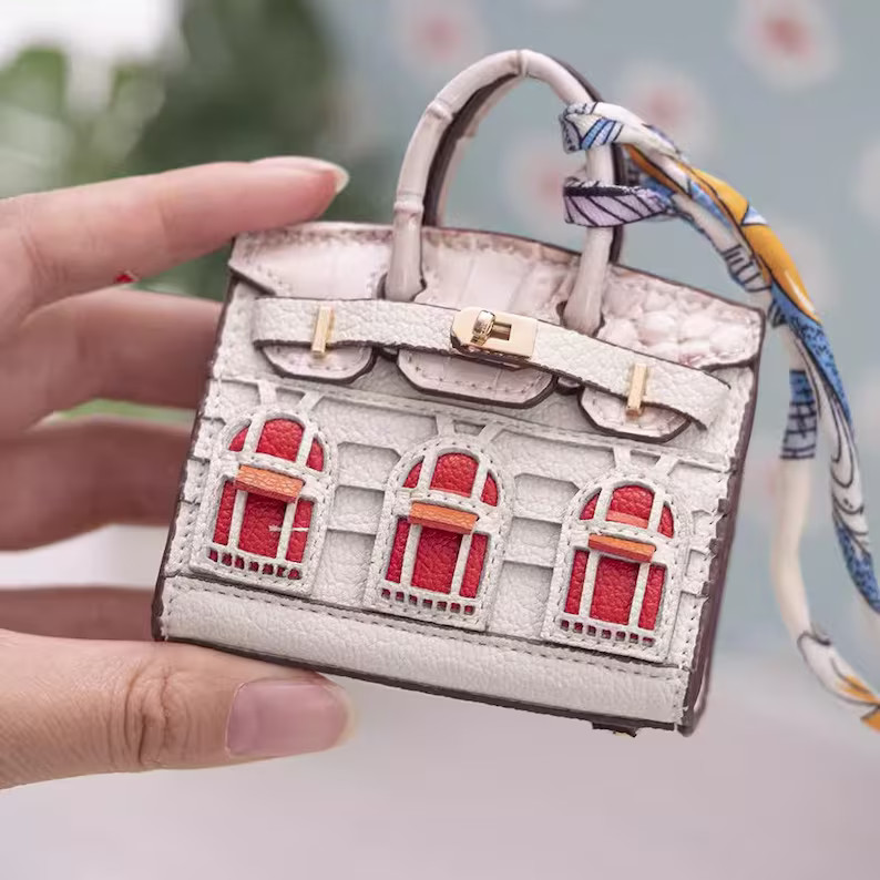 1:6 Dollhouse Miniature Mini Simulation Portable Handbag/small Leather Bag/house Doll Bag Model/b... | Etsy (US)