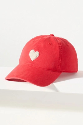 Kerri Rosenthal Imperfect Heart Baseball Cap | Anthropologie (US)