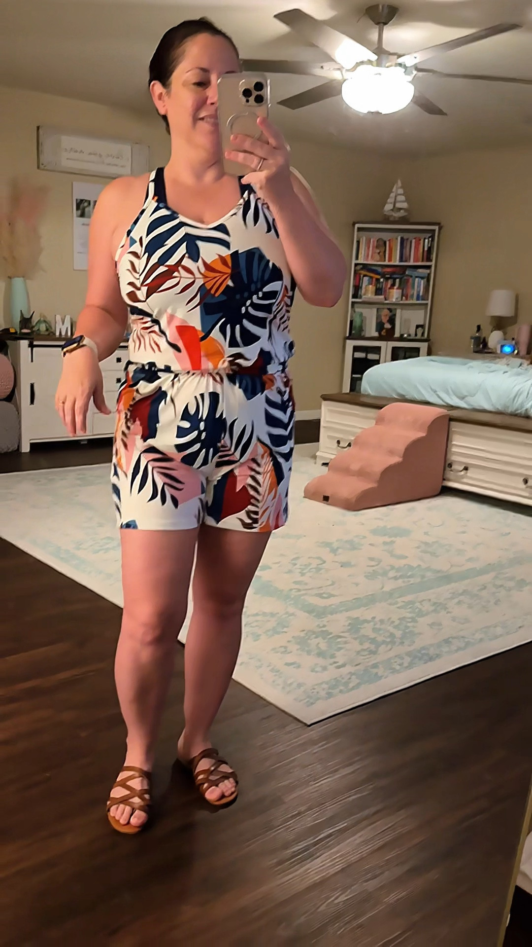 Current Amazon romper obsession 🌴🤍

The material on this one is SO soft, stretchy, and comfy while still fitting snug in all the right places 🙌

I’m wearing a sports bra with it here, which is why you can see the straps, but you could totally get away with a halter bra or strapless bra for a more seamless look 👏

This is one of those throw-on-and-look-put-together outfits that feels like pajamas and we LOVE that for summer 😍

#amazonfashion #amazonfinds #romperstyle #summeroutfit #ltkstyle

#LTKPetite #LTKootd