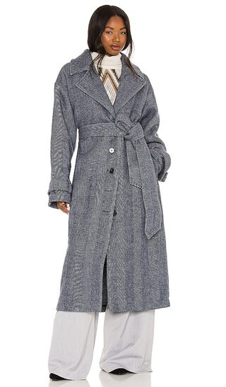 x REVOLVE Zurich Coat in Grey | Revolve Clothing (Global)