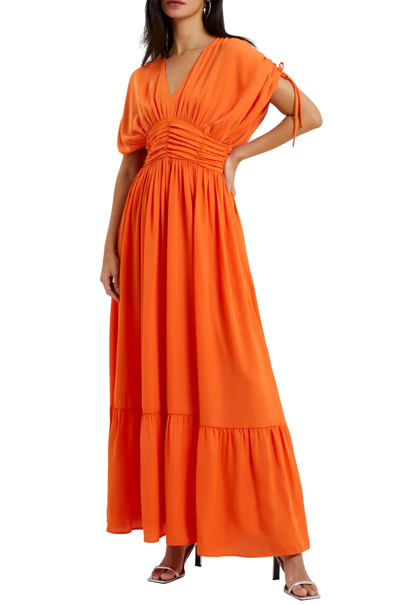 Audrey Satin Maxi Dress | Nordstrom