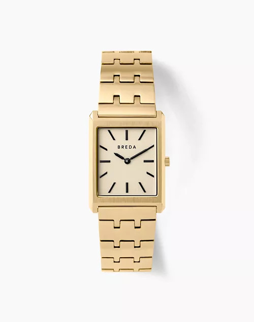 Breda Virgil Gold and Metal Bracelet Watch | Madewell