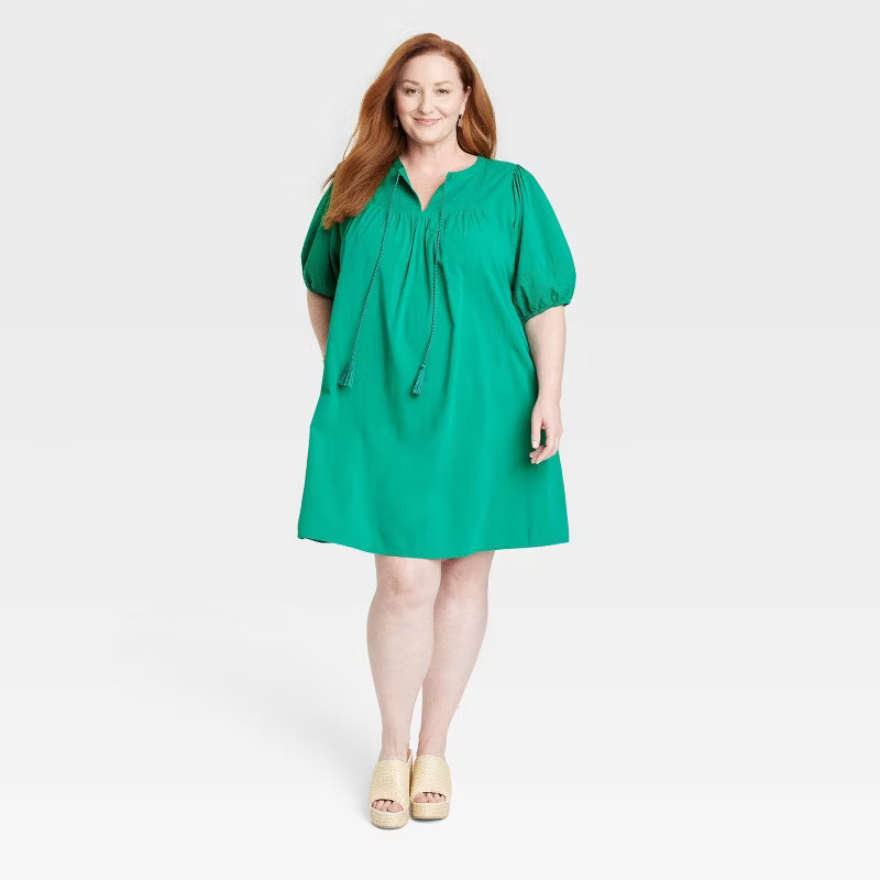 Women's Short Sleeve A-Line Dress - Knox Rose™ | Target