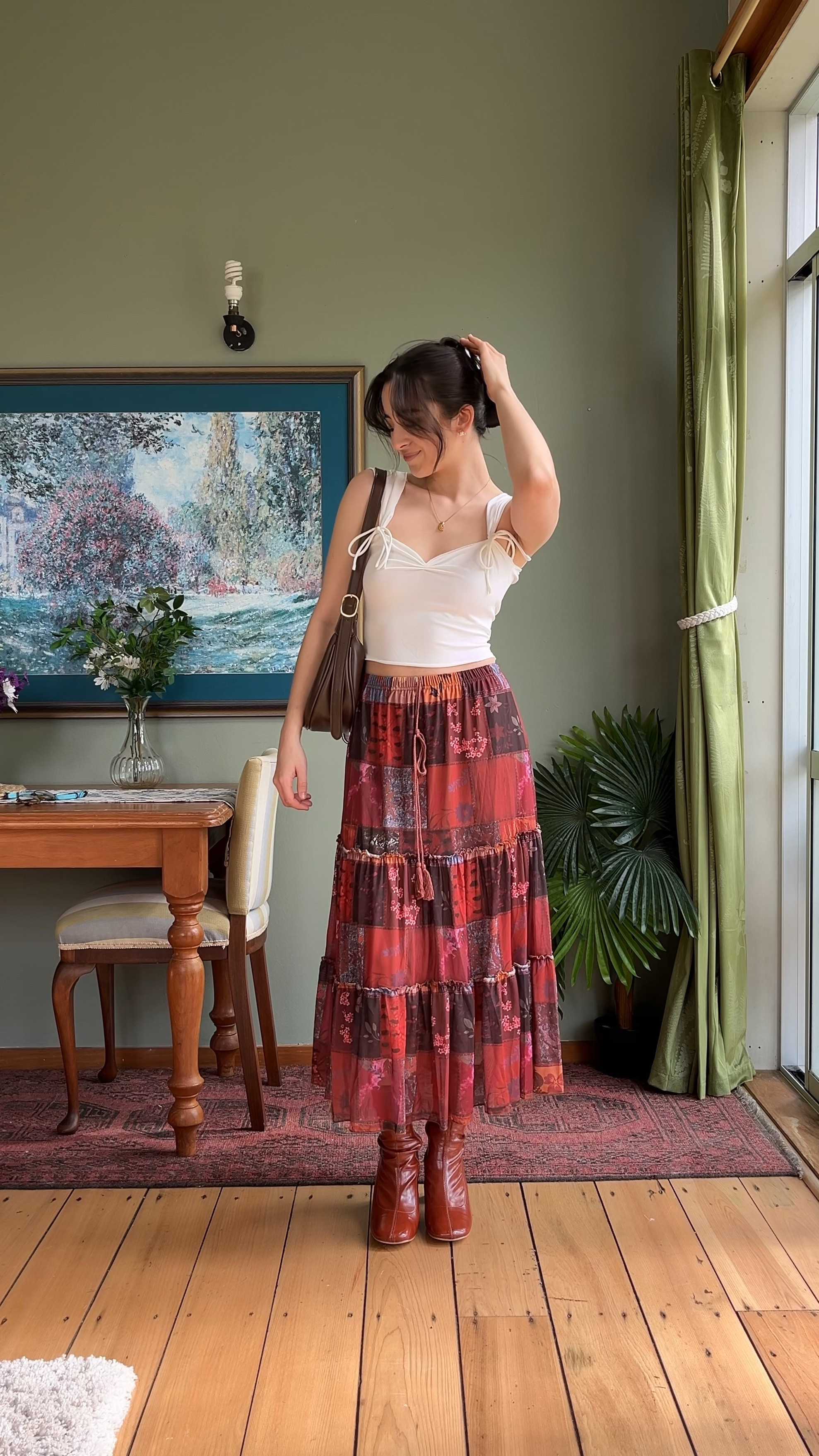 The skirt was thrifted but have included the cutest skirt link that is similar 🫶🏻 #outfitinspo #spring #summer #datenight 

#LTKSeasonal #LTKWedding #LTKFindsUnder100