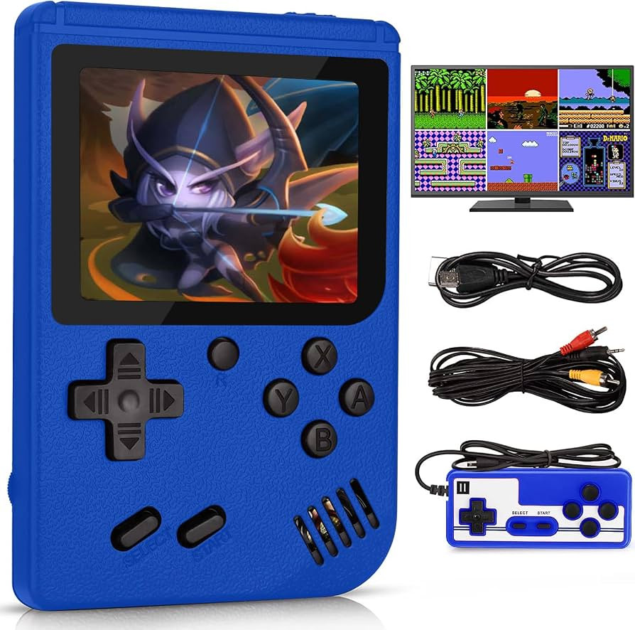 Handheld Game Consoles, Retro Mini Game Player with 500 Classic FC Games, 2.8-Inch Color Screen S... | Amazon (US)