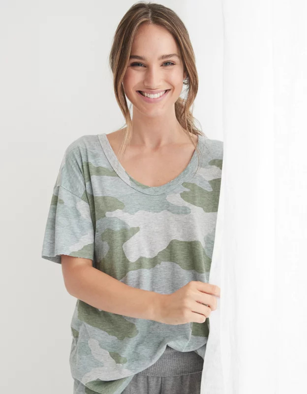Online Only
    
  
    Aerie Boyfriend Voop Oversized T-Shirt | American Eagle Outfitters (US & CA)