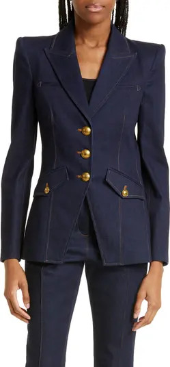 Anoki Cotton Blend Denim Dickey Jacket | Nordstrom