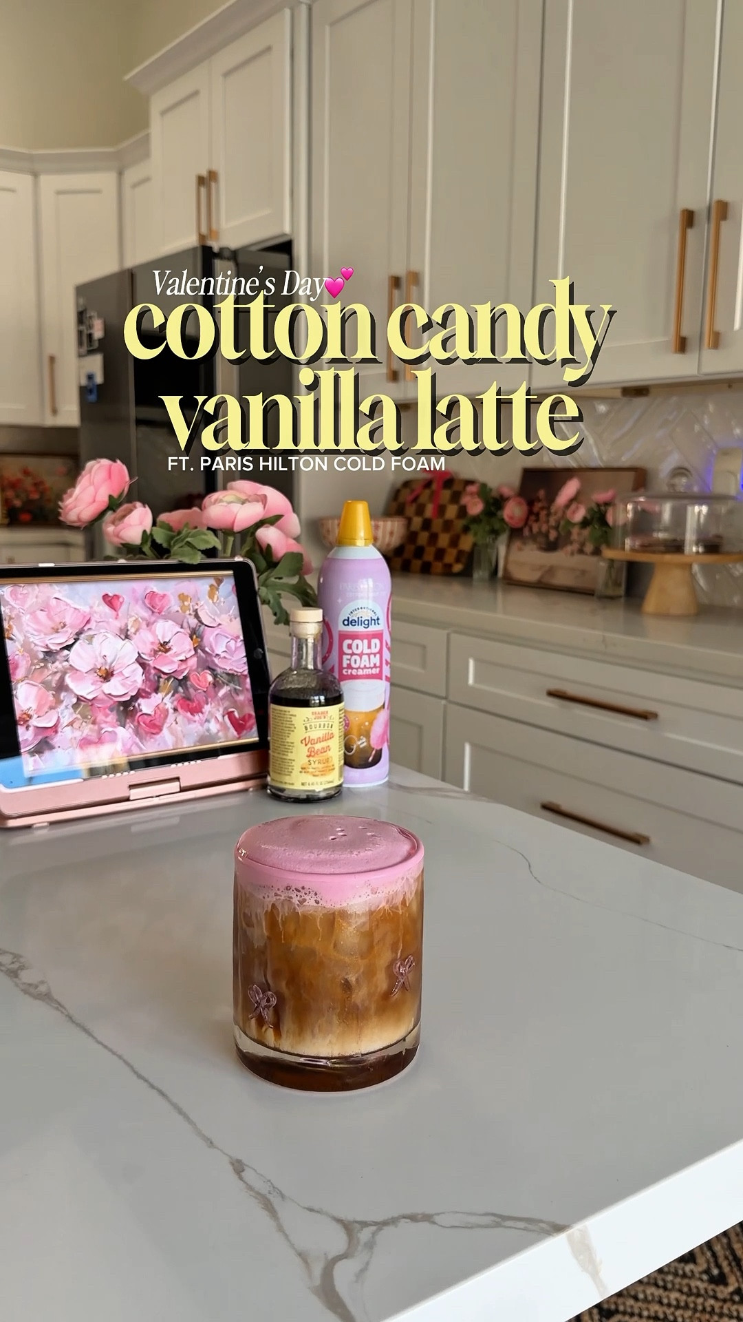 Let’s let’s make a Valentine’s Day cotton candy bourbon vanilla latte🩷☁️☕️

#LTKSeasonal #LTKfoodie #LTKValentine