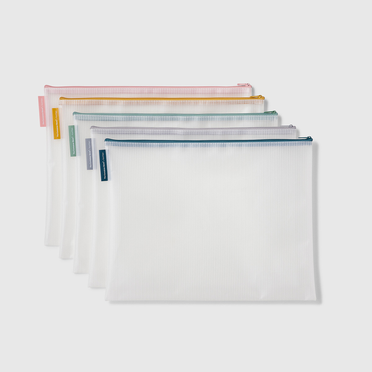 Marie Kondo Kawaii Legal-Size Pouches Pkg/5 | The Container Store