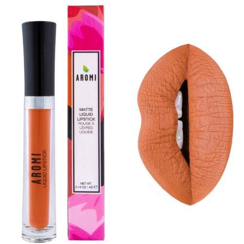 Matte Liquid Lipstick - Vegan Lipstick, Cruelty-free, Burnt Orange Lip Color | (Burnt Pumpkin) | Amazon (US)