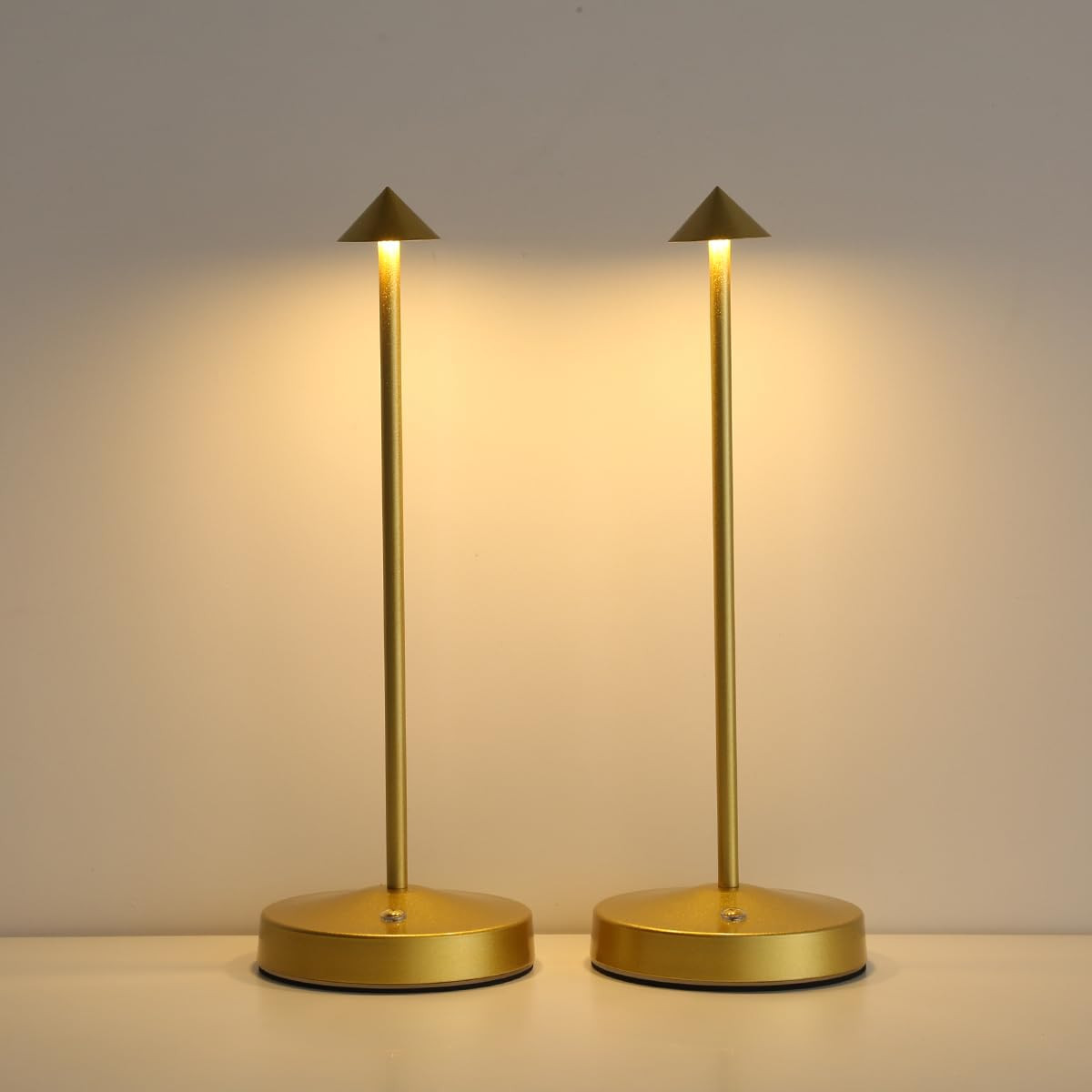 Rechargeable Cordless Lamps,3000mAh Battery Operated Table Lamp,Portable LED Touch 2 Levels Brigh... | Amazon (US)