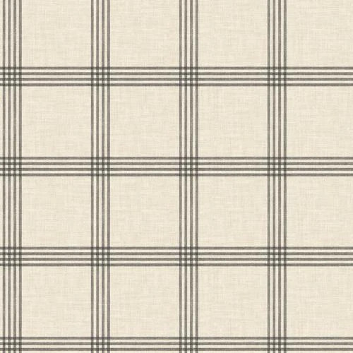 Brewster Home Fashions Twain Plaid Black Wallpaper | DecoratorsBest | DecoratorsBest