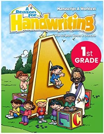 A Reason For Handwriting Writing Workbook Level A, Grade 1 - Learning Workbooks for Kids Age 3-6 - P | Amazon (US)