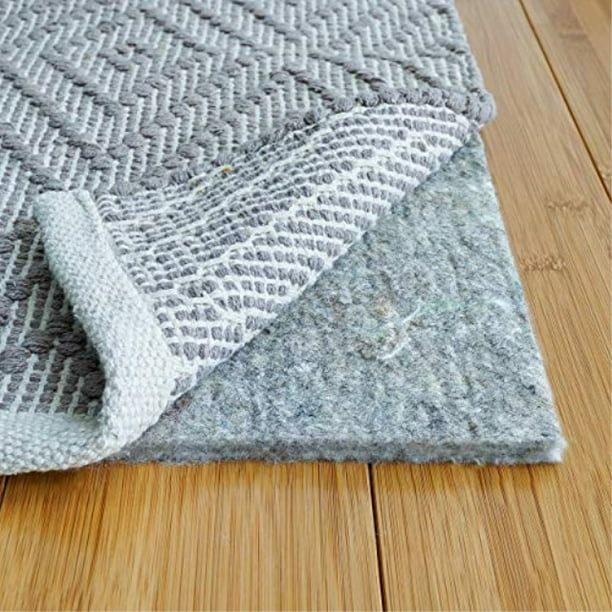 RUGPADUSA, 8' x 10', 1/3" Thick, Basics 100% Felt Rug Pad, Safe for All Floors and Finishes, Made... | Walmart (US)