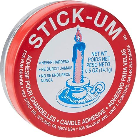 Fox Run Stick-Um Candle Adhesive, 0.5-Ounce | Amazon (US)