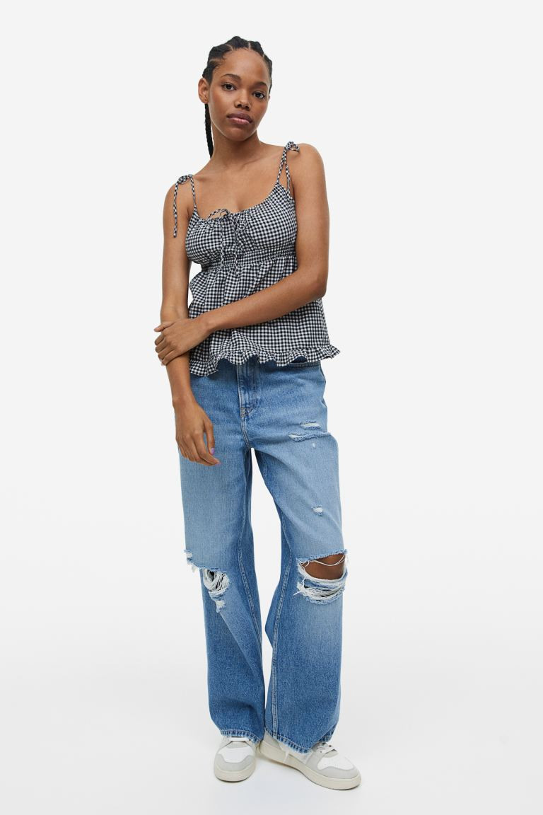 Tie-detail top | H&M (UK, MY, IN, SG, PH, TW, HK)
