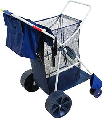 Rio Beach Wonder Wheeler Wide Beach Cart | Amazon (US)
