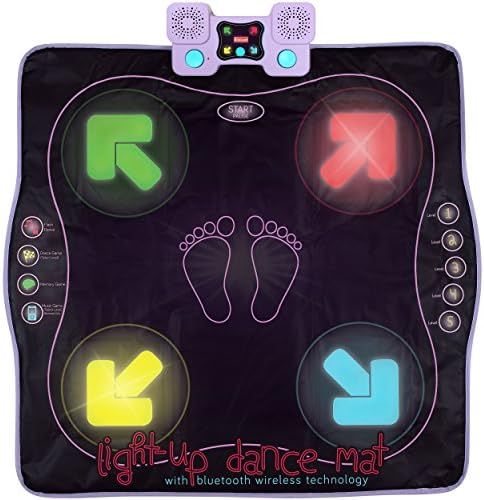 Kidzlane Dance Mat | Light Up Dance Pad with Wireless Bluetooth/AUX or Built in Music | Dance Gam... | Amazon (US)