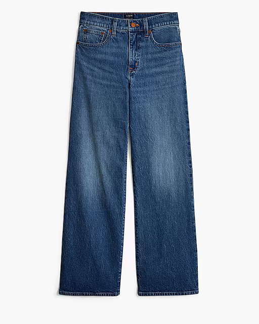 Petite wide-leg cropped jean in all-day stretch | J.Crew Factory